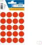 Herma Multipurpose etiketten Ã 19 mm rond fluor rood permanent hechtend om met de - Thumbnail 1
